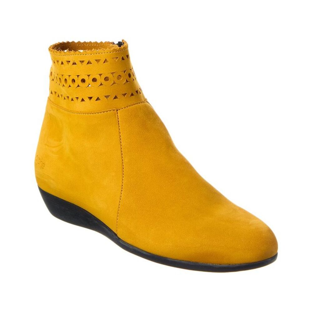Arche Onywel Leather Bootie, Yellow